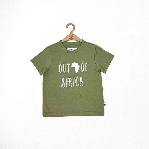 TEE SHIRT - 'OUT OF AFRICA' KHAKI BABAFISHEES