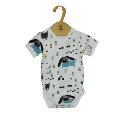 WRAP ONESIE - SS- DOGS WORLD BABAFISHEES