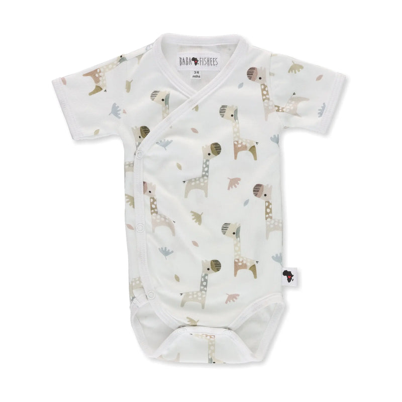 WRAP ONESIE - SS - KAMEELPERD BABAFISHEES