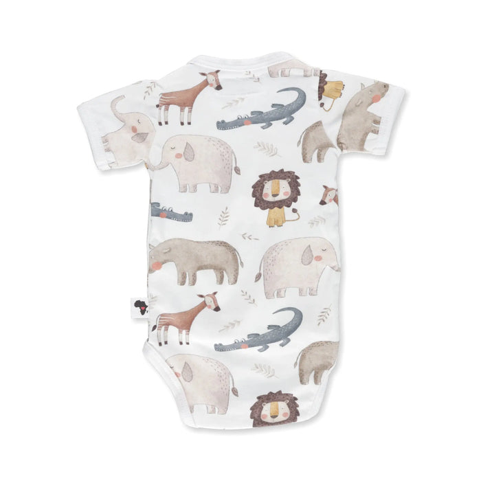 WRAP ONESIE - SS - OKAPI BABAFISHEES