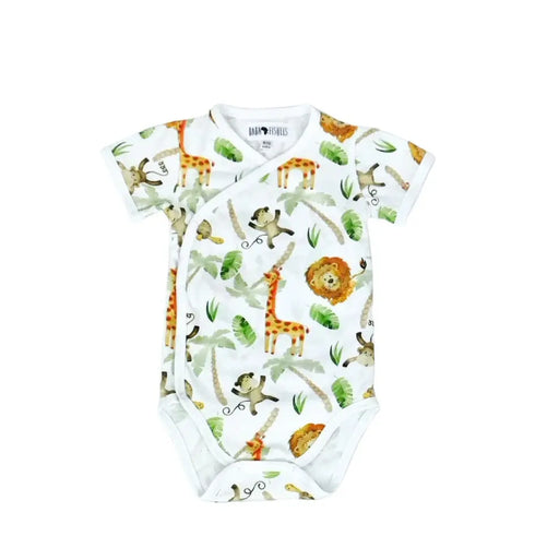 WRAP ONESIE - SS - SIMBA WATERCOLOUR BABAFISHEES