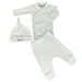 WRAP ONESIE AND CUFF PANTS (SET) - LS - PLAIN COLOURS - BABAFISHEES