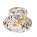 Reversible and adjustable bucket hat in Watercolour Jungle print.