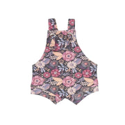 Front of Floral patterned romper on a white background