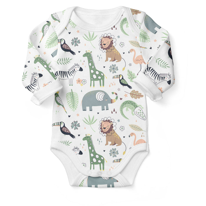 CLASSIC ONESIE - LS - AFRICAN PLAINS - BABAFISHEES