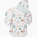 CLASSIC ONESIE WITH KNOT BEANIE - LS - FOX N BUNNY - BABAFISHEES