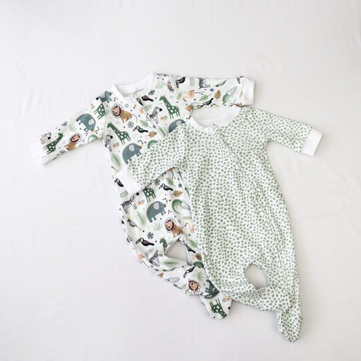 FOOTY ROMPER - TWIN SETS (TWO PRINTED) - BABAFISHEES