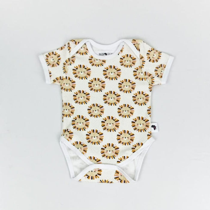 CLASSIC ONESIE - SS - LION ROAR - BABAFISHEES