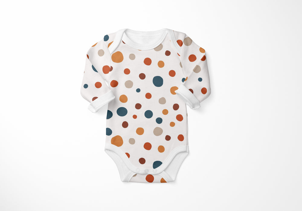 CLASSIC ONESIE - LS - DOTTY ABOUT YOU - BABAFISHEES